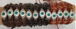 120 Pieces Evil Eye Faux Leather Bracelet - Bracelets