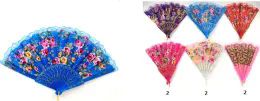 96 Pieces Flower Hand Fan - Novelty Toys