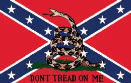 24 Bulk Confederate Flag With Gadsden