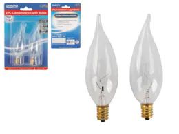 96 Pieces 2pc 40 Watt Clear Candelabra Light Bulbs - Lightbulbs