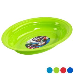 48 Pieces Platter Oval Serving 16.75x12.51 30 Oz Random Colors In Pdq Spring N Summer #11080 - Serving Trays