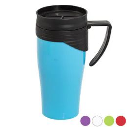 48 Wholesale Travel Mug 4 Asst Colors In Pdq #227026