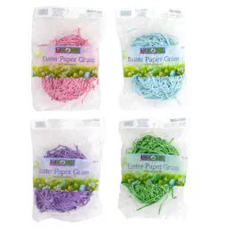 56 Units of Easter Paper Grass 1.25 oz - Easter