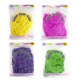 72 Units of Paper Easter Grass Assorted - Easter