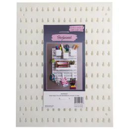 36 Pieces Pegboard Plastic White W/4 - Arts & Crafts