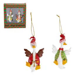 60 Wholesale Duck Angel Ornament S/2