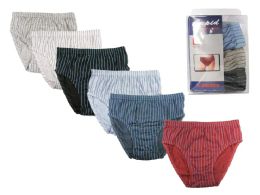 72 Wholesale Boy's Striped Cotton Briefs Size xl
