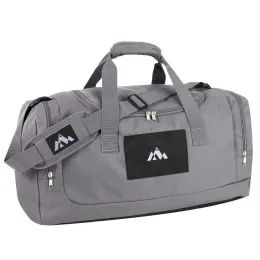 24 Wholesale Premium 22 Inch With Two Large Pockets - Grey