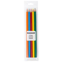 100 Wholesale 5 Pack Of Colored Pencils - 100 Pack