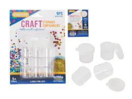 144 Pieces 9 Piece Craft Storage Containers - Craft Tools