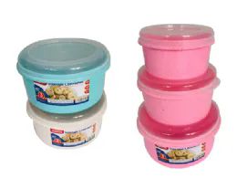 48 Pieces 3pc Round Food Containers - Food Storage Containers