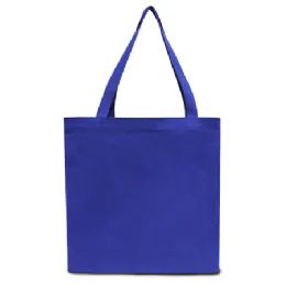24 Wholesale Canvas Tote Bag 12 Ounce Xlarge In Royal