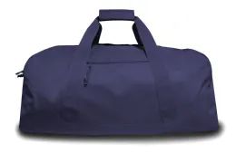 4 Wholesale 600 Denier Polyester Xlarge Duffel Bag In Navy Color
