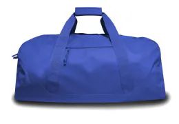 4 Bulk 600 Denier Polyester Xlarge Duffel Bag In Blue Color