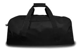 4 Bulk 600 Denier Polyester Xlarge Duffel Bag In Black Color