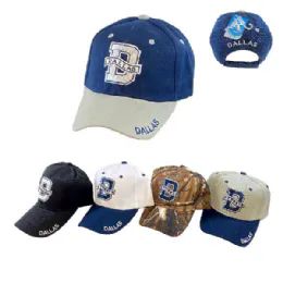 24 Wholesale Dallas Hat [varsity Style]