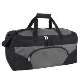 24 Wholesale 22 Inch Duffel Bag In Grey