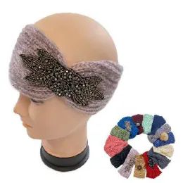 144 Wholesale Over Stock Mix & Match Knitted Headband [loop]