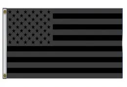 24 Wholesale 3'x5' Flag Black/gray American Flag