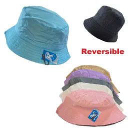 72 Wholesale Bucket Hat [pastel Colors]
