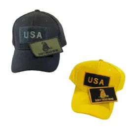 48 Pieces Detachable Patch Hat/don't Tread On Me [usa] Soft Mesh Back - Hats With Sayings