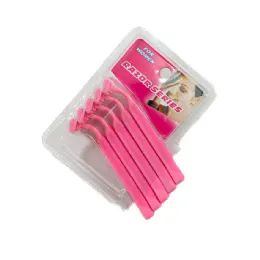36 Bulk 5pk Ladies Disposable Razor [triple Blades] *pink