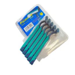 36 Wholesale 5pk Men's Disposable Razor [triple Blades] *green