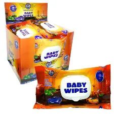 24 Bulk 40ct Unscented Baby Wipes [cars]