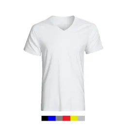 48 Bulk T-Shirt V Neck Royal Blue Size S