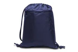 48 Pieces Performance Drawstring Back Pack With Heavy Duty Matching Cord In Navy - Backpacks 15" or Less