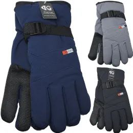 36 Pieces Ski Gloves Fleece Linning Thermal Mix Colors - Winter Gloves