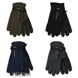 36 Pieces Fleece Linning Zipper Mix Colors - Winter Gloves