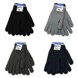 36 Pieces Men's Winter Ski Gloves With Fleece Linning Inside Mix Colors - Winter Gloves
