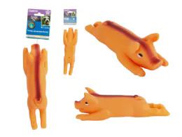 48 Units of Squeaky Pet Toy Pig - Pet Toys