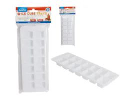 24 Units of 2pc Ice Cube Trays White - Freezer Items