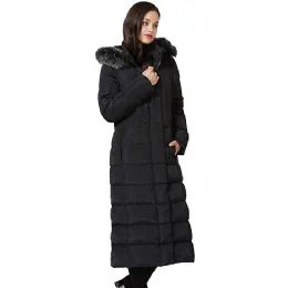 12 Wholesale Women's Puffer Long Coat Color Black