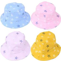 24 Units of Kid's Summer Bucket Hat Starfish Design - Sun Hats