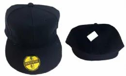 24 Bulk Navy Fitted Hat Assorted Size