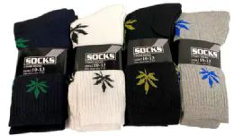 24 Units of Marijuana Man Long Socks - Mens Crew Socks