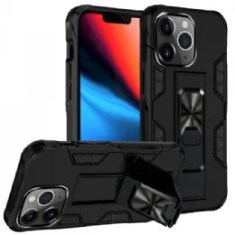 12 Pieces Military Grade Armor Protection Stand Magnetic Feature Case For Apple Iphone 13 Pro Max Max 6.7 In Black - Cell Phone Accessories