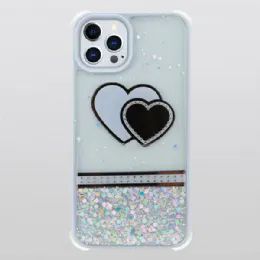 12 Wholesale Glitter Jewel Diamond Armor Bumper Case With Camera Lens Protection Cover For Apple Iphone 13 Pro Max 6.7 In Heart Purple