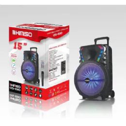 Wholesale Mega Size Trolley With Wheels Rgb Led Lights Wireless Portable Bluetooth Speaker For Iphone Cell Phone Universal Devices
