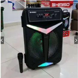 2 Piece Large Trolley With Wheel Rgb Led Lights Wireless Portable Bluetooth Speaker For Iphone Cell Phone Universal Device - Speakers and Microphones