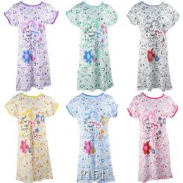 24 Pieces Floral Design Mix Design Night Gown Size M - Women's Pajamas and Sleepwear
