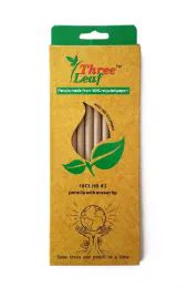 72 Wholesale Recycled Paper Pencils (pack Of 10) - 100% Eco Friendly, Earth Friendly Pencil With Latex Free Eraser - Non Toxic Wood Free Pencil, #2 hb