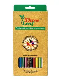 72 of Recycled Paper Pencils Colored Lead (pack Of 12)