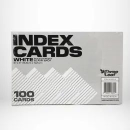 40 of Heavy Weight Ruled Lined Index Cards, White, 3x5 Inch Card, 100-Count