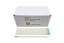 12 Wholesale 144 Ct. #2 White Recycled Paper Pencils With Eraser Tip, 12 Boxes ( 1728 Pencils )