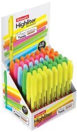 8 Pieces 48 Ct. Fluorescent Highlighters With Five Assorted Color (48 Ct. With Display Box) - Highlighter