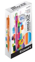 80 Units of Micra X2 Ball Pen Multicolor (10pk Box) - Pens & Pencils